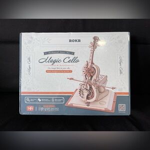 ROKR Magic Cello 3D Puzzle, Wooden Music Box